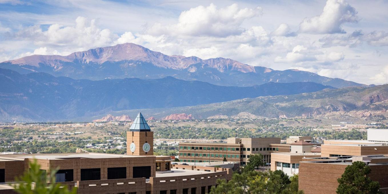 Campus and Pikes Peak
