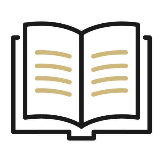 Icon of book.